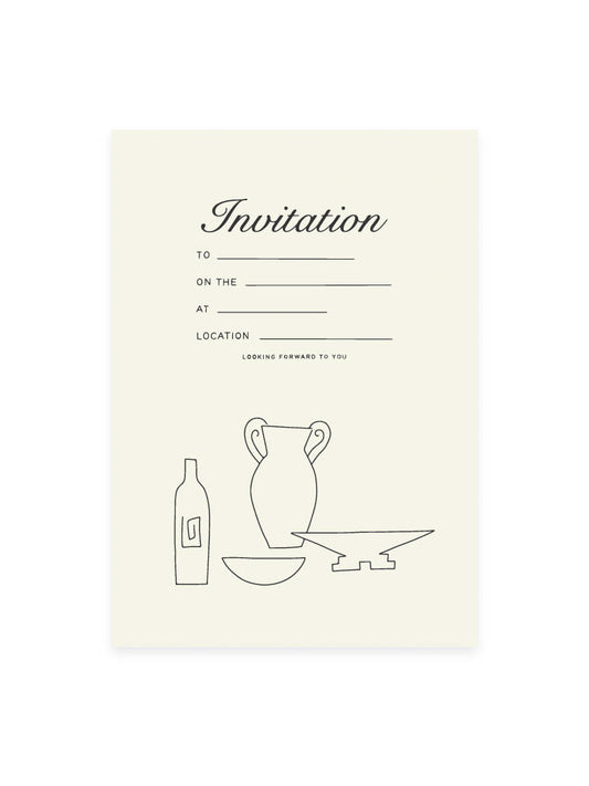 Postcard Invitation (Risography)