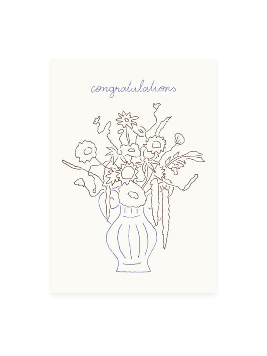 Postcard congratulations (risography)