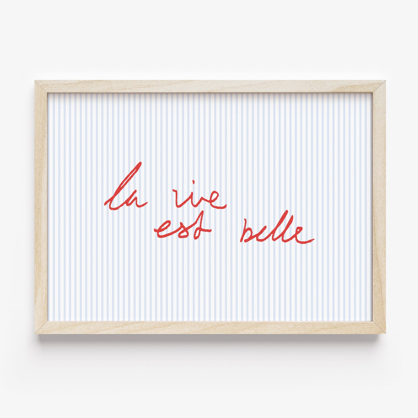 Poster 'la vie est belle'